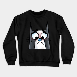 Sad Cat Crewneck Sweatshirt